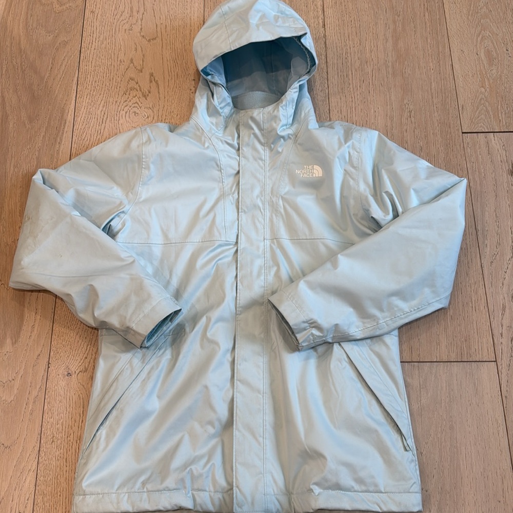 The North Face Coat w/ Removable Fleece Lining in Size Girls XL (18) - Picture 3 of 14